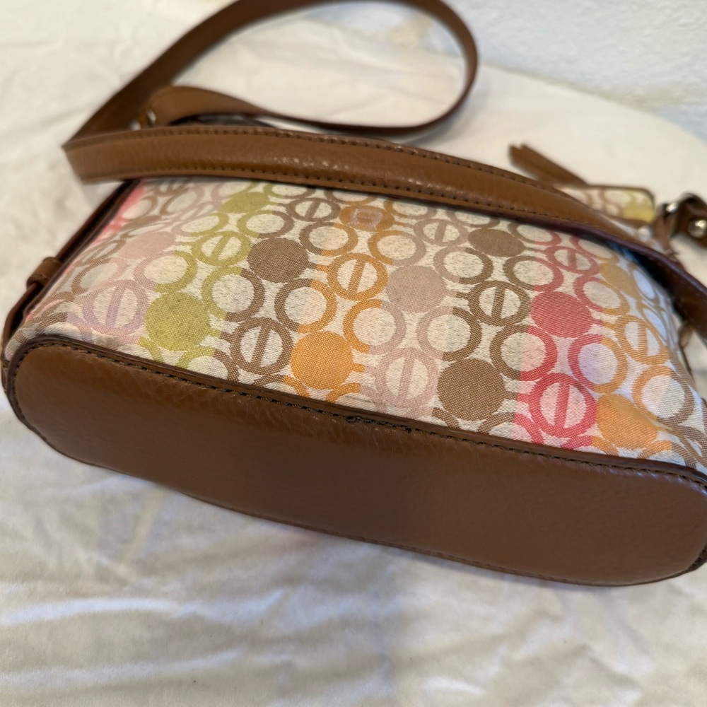 Etienne Aigner Multicolor Patterned Crossbody Bag - image 8